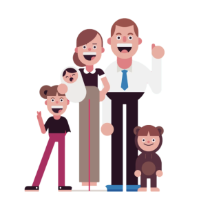 Familia protegida con Prevención Salud